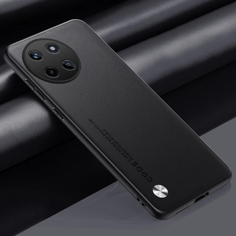Luxury PU Leather Matte Shockproof Phone Case - Full Protection Cover