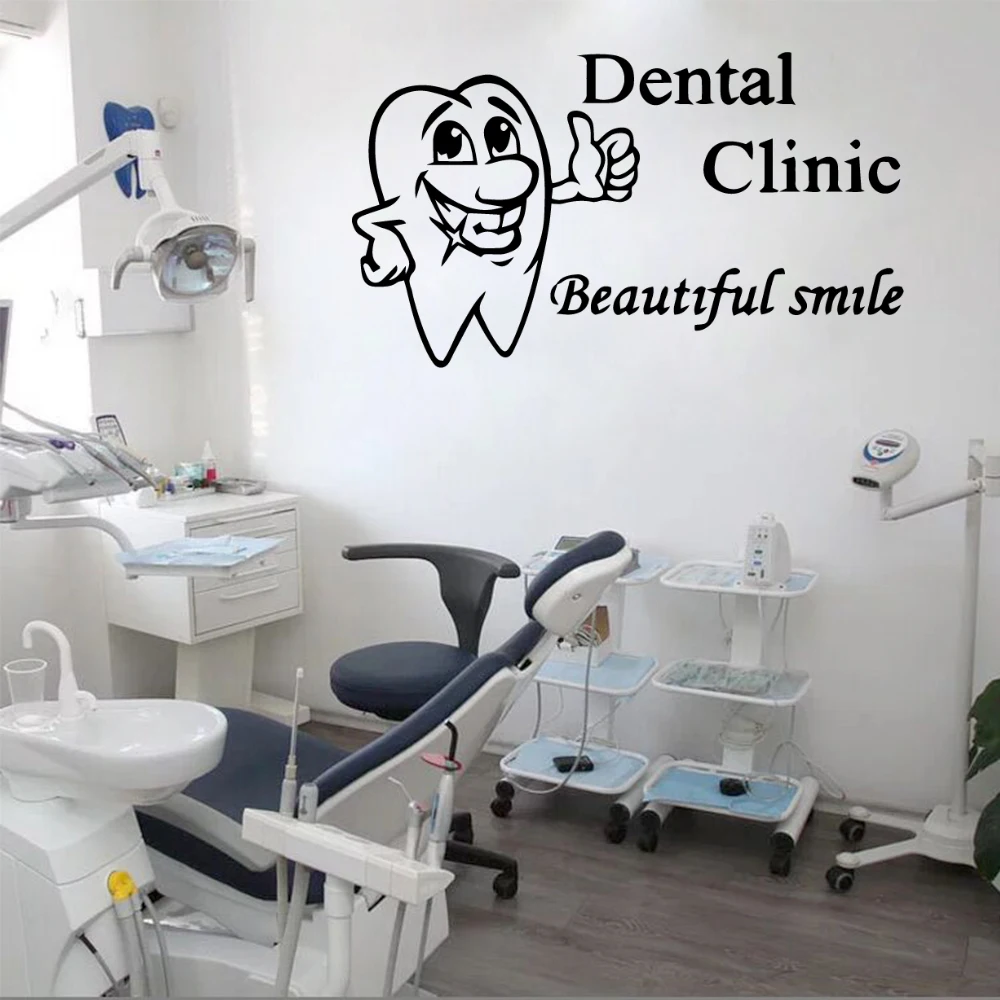 Cartoon TOOTH Wall Stickers Modern Fashion Sticker For Kids Rooms Decoration Mural - 5