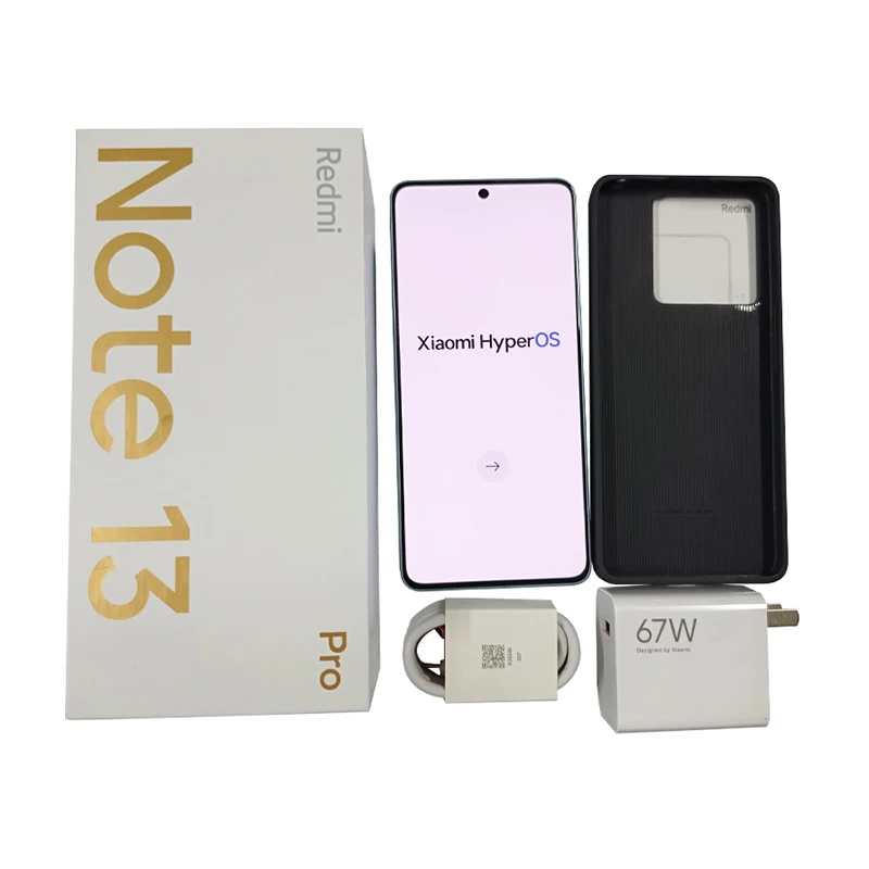 Global ROM Xiaomi Redmi Note 13 Pro 5G Snapdragon 7S Gen 2 Smartphone 6.67" 1.5K Display 200MP OIS Camera 67W Charging 5100mAh cell phone,mobile phone