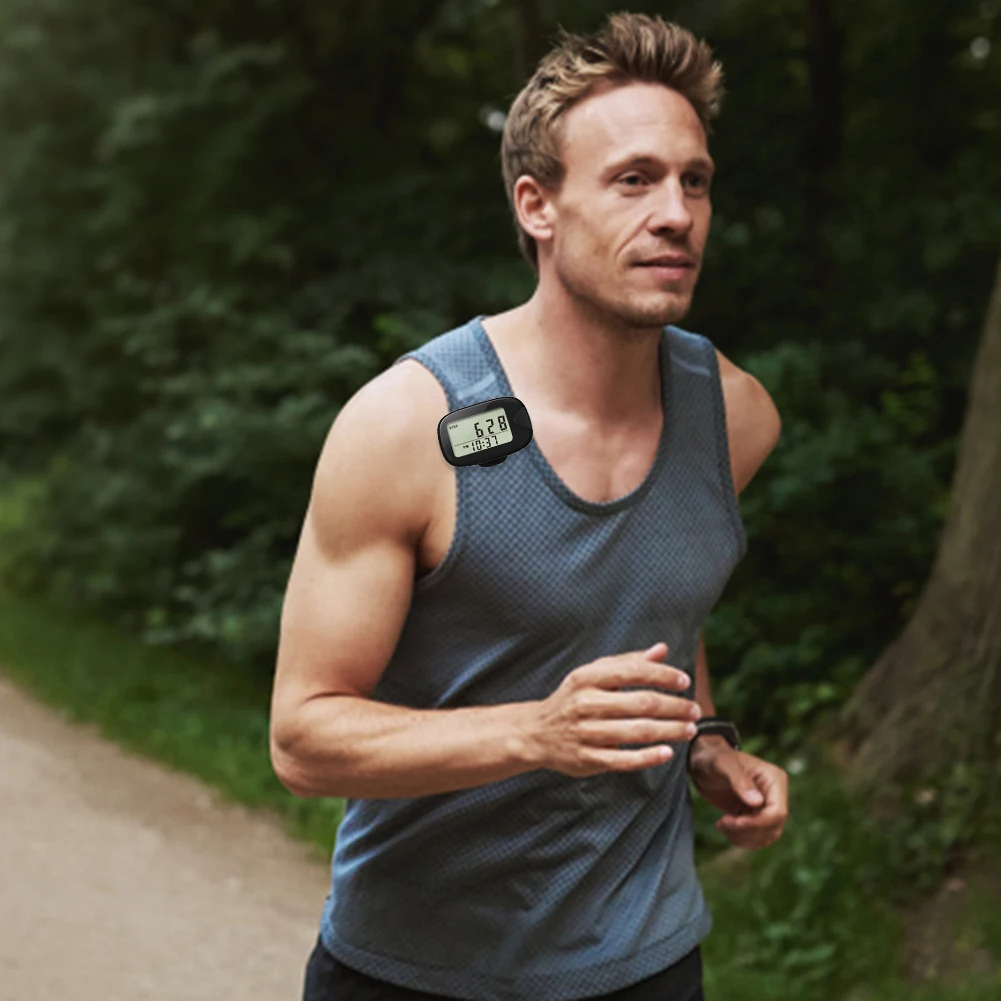 Walking Pedometer Portable Pedometer LCD Display Electronic Pedometer Multi-Function Walking Step Counter for Outdoor Sports