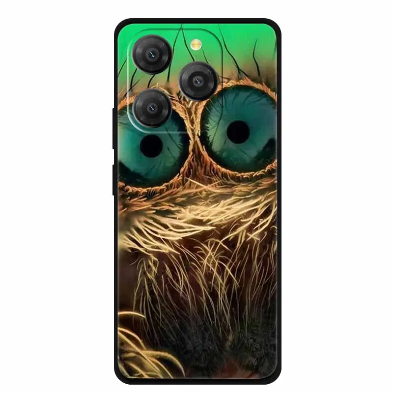 Black Silicone Protective Case for Smartphone - Durable TPU Cover