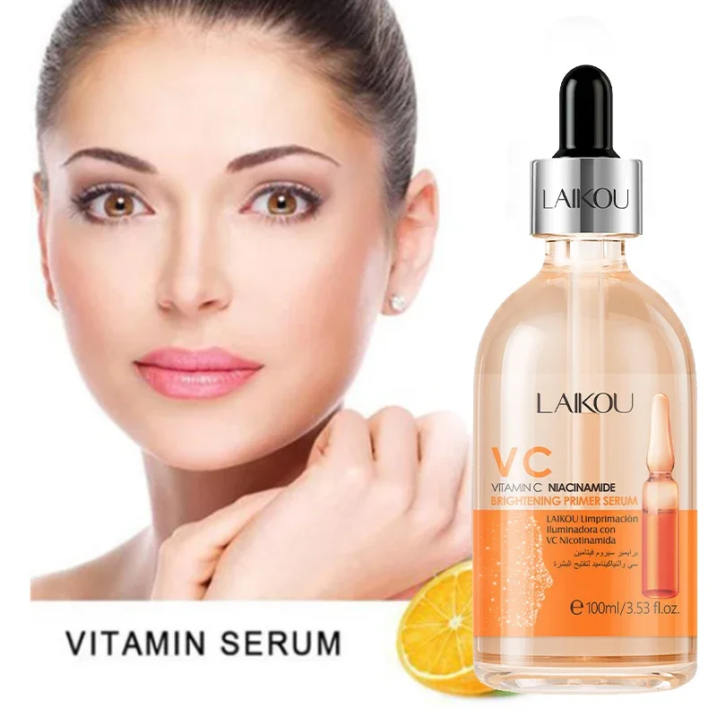 

Nicotinamide Skin Whitening Moisture Serum Fade Fine Lines Remove Black Spots Deep Moisturizing Brighten Skin Tone 100ml