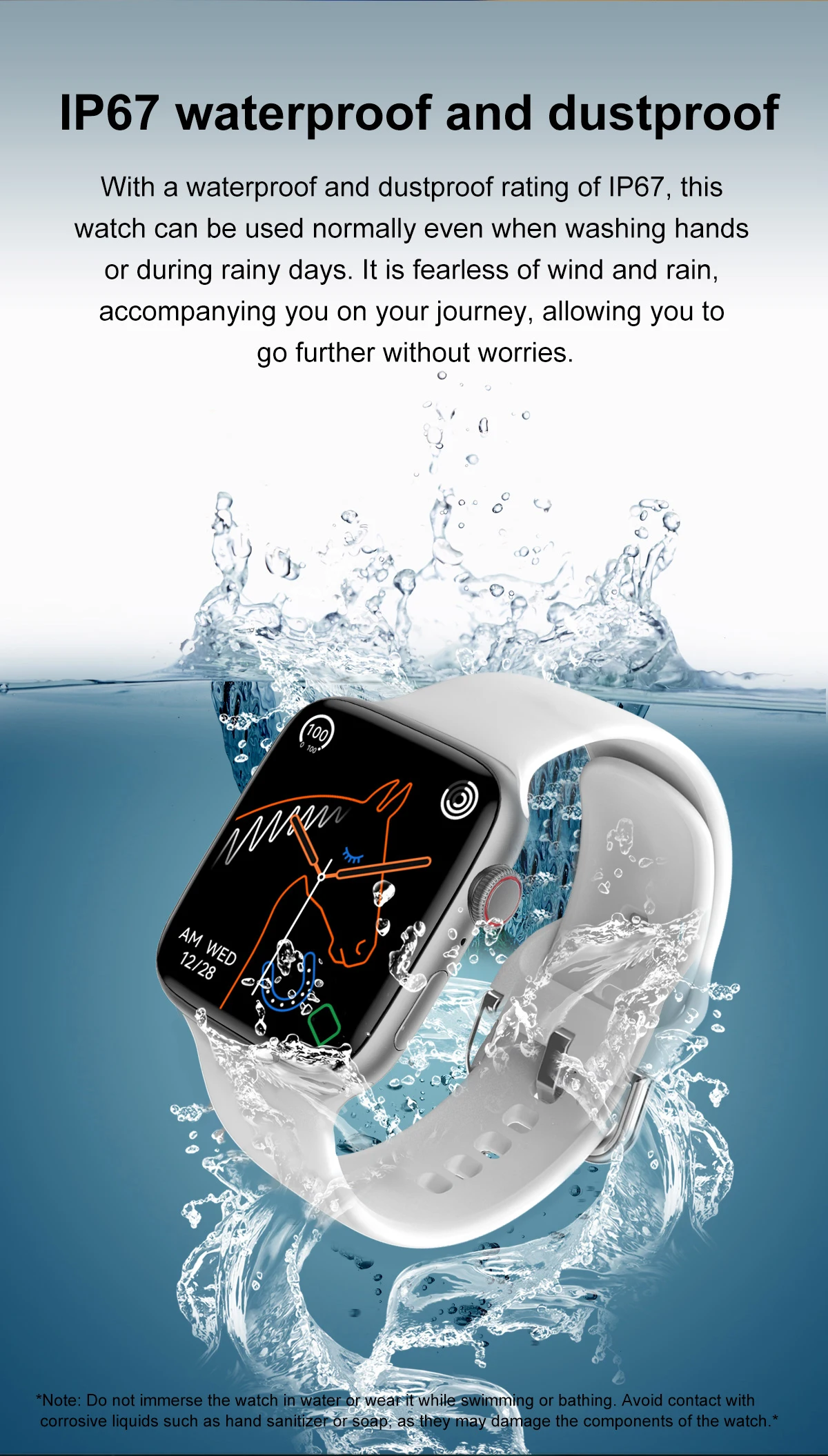 DT9 Smart Watch NFC GPS Track description image 13