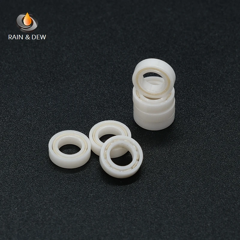Ceramic Bearings 1Pcs 4x7x2.5 MR74 Full Ceramic Bearing ABEC-9 ZrO2 Sealed Ball Bearing
