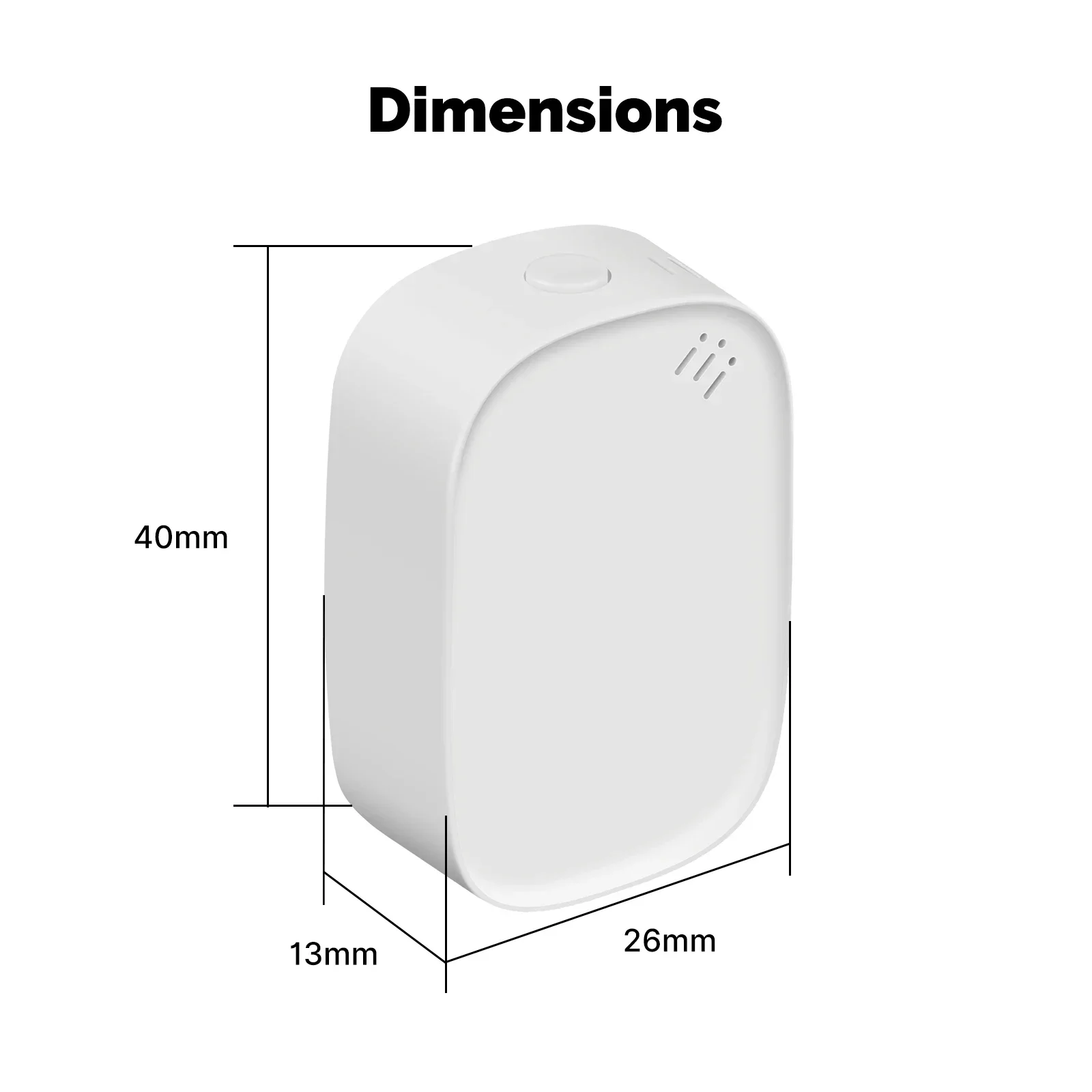 Tuya Zigbee Smart Temperature Humidity Sensor Battery Powered Indoor Hygrometer