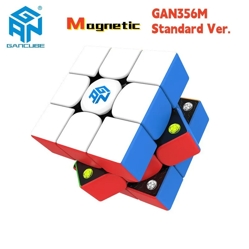 Origin GAN356 M 3x3x3 Magnetic Magic Cube 3x3 Speed Gancube GAN356M GES Lite Puzzle  Hungarian Magico Cubo Professional Toy велорюкзак deuter speed lite 32 л maron cranberry 3410818 5535