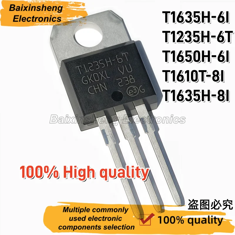 Enhanced TO-220F Transistor Set - Pack of 10 High-Performance Units