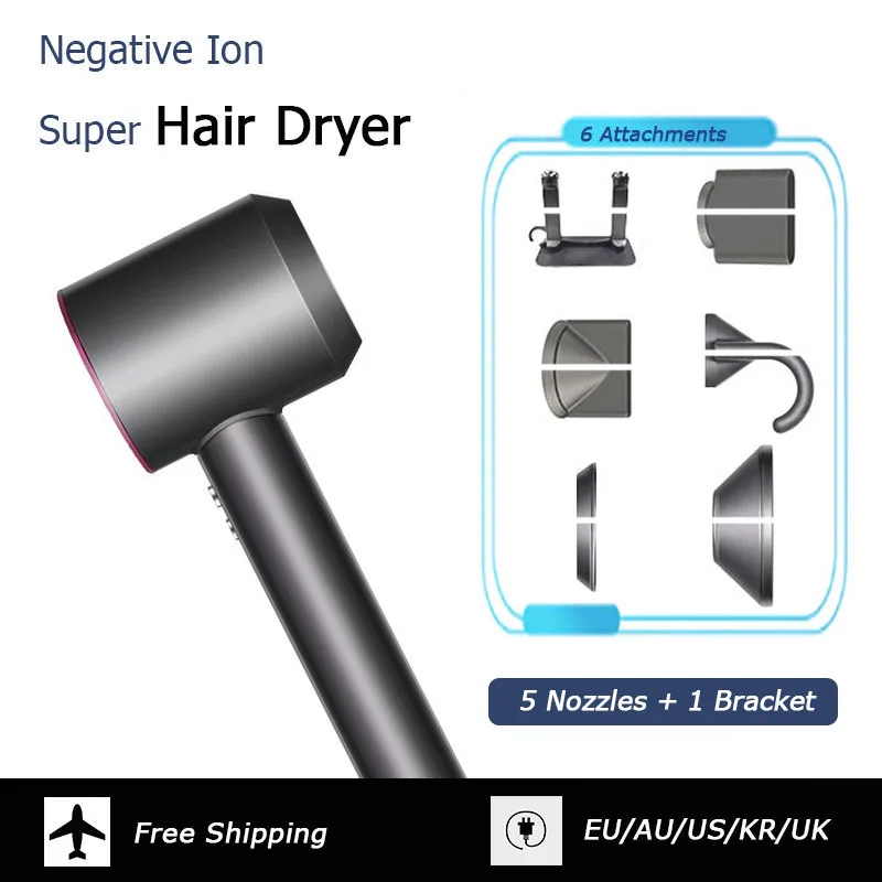 

Leafless Hair dryer Professional 220V Personal Hair Care Styling Negative Ion Tool Constant Anion Electric Hair Dryers