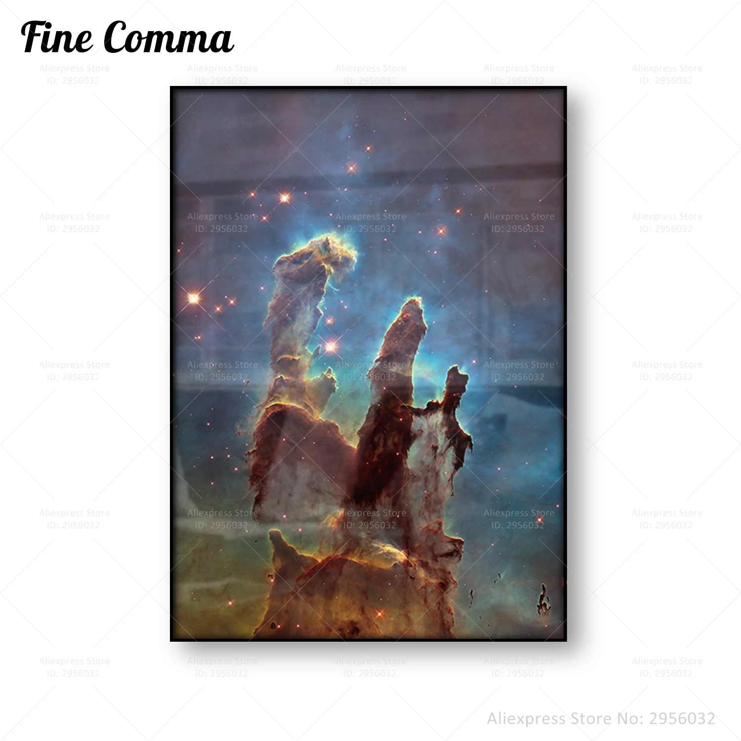 The Pillars of Creation Poster Hubble Telescope Space Canvas Print Astronomy Poster Star Wall Art Canvas Painting Home Decor