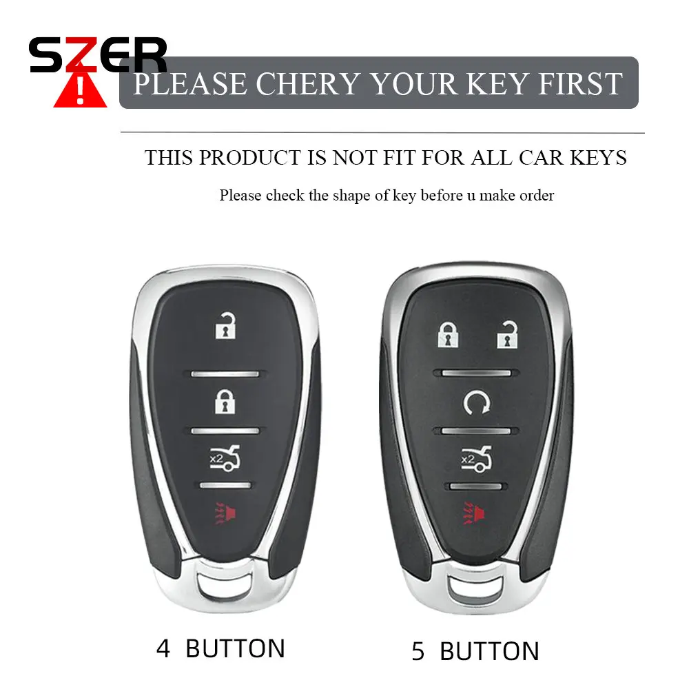 Premium TPU Car Key Case Cover with Keychain