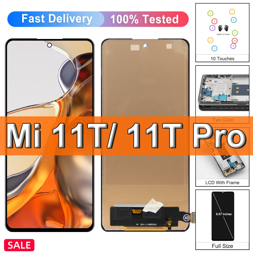 Für Xiaomi Mi 11T / Mi 11T Pro Display Full