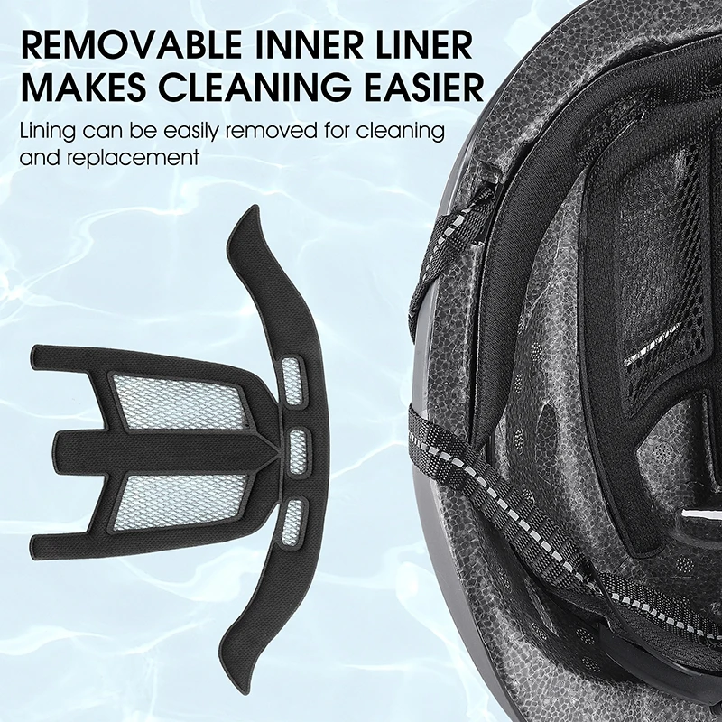 WEST BIKING Ultralight Bike Helmet With Taillight Goggle Men Women Integrated Cycling Safety Hat MTB Road Bike Motorcycle Helmet