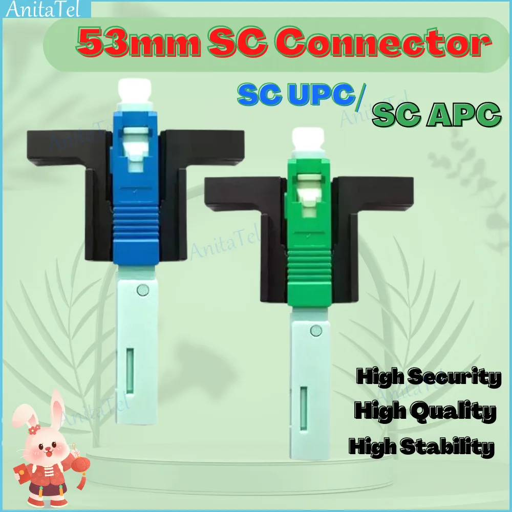 Connettore Rapido Sc Apc Connettore Monomodale Strumento Ftth Connettore Freddo Strumento Connettore Rapido In Fibra Ottica Connettore Ottico Da 53Mm