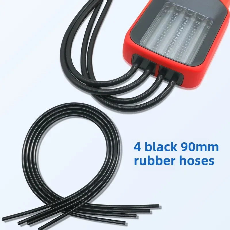 내구성 있는 4기통 오토바이 기화기 범용 싱크로나이저 키트 진공 밸런서 게이지 싱크 게이지 세트 싱크로나이징 밸런싱