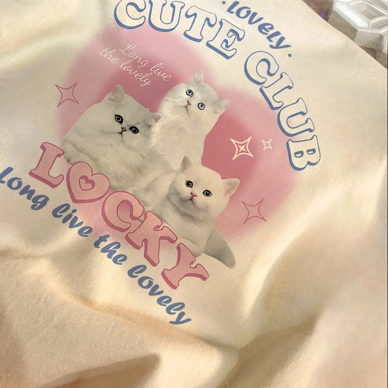Summer Short Sleeve Women's Cute Sweet Casual T-shirt Japanese Casual Style Short Sleeve T-shirt Young Student Fashion T-shirt 5