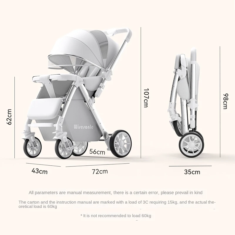 Upgraded Sit & Recline Baby Stroller 6