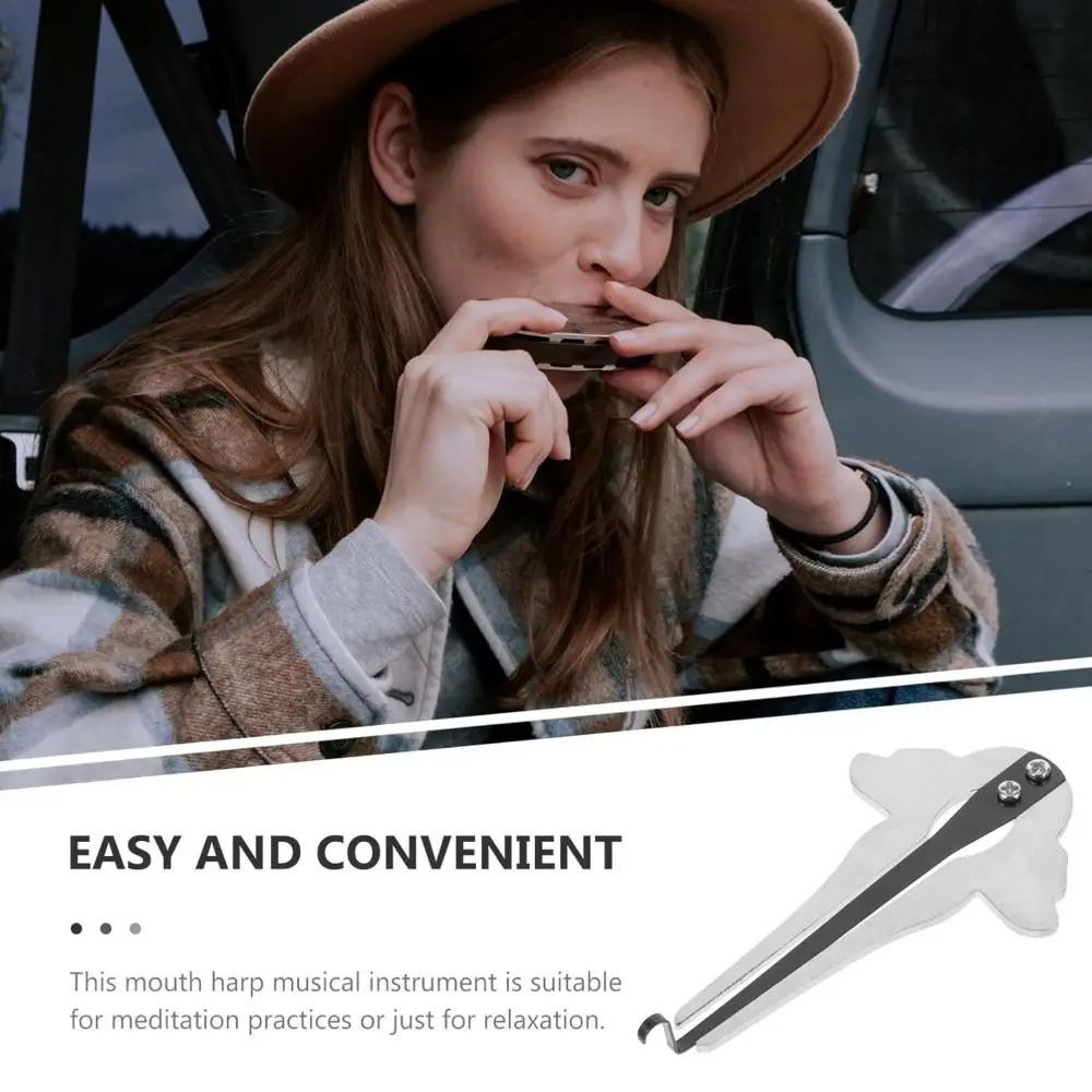 Nice Gift Ethnic Jaw Harp Portable Folk Musical Morsing Russian Harmonica Music Lover Beginner