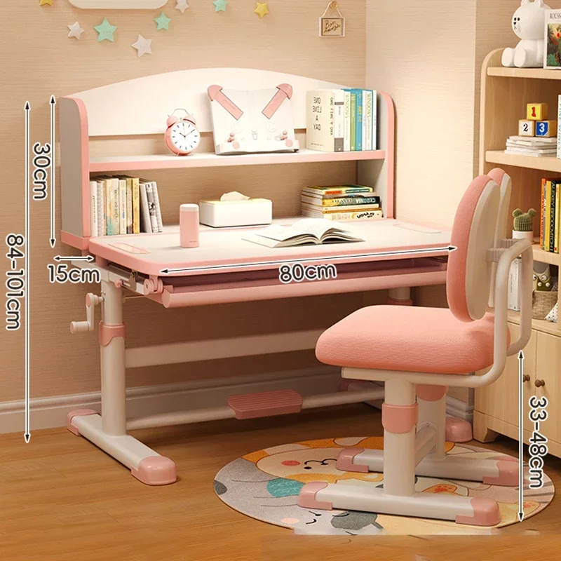 Elementary School Student Desk Table Children's Tables Baby Kids Furniture Room Desks Chair Set
