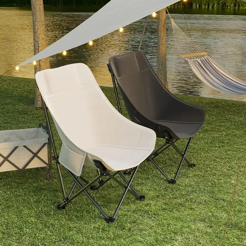 Outdoor Folding Chair Portable Moon Chair Recliner Camping Fishing Beach folding chair