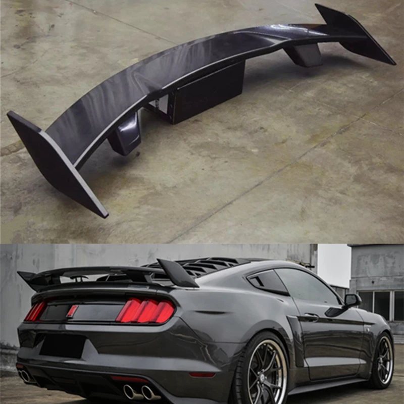 

Mustang high quality ABS primer spoiler auto styling For Ford Mustang 2015 2016 2017 2018 rear trunk wing spoiler