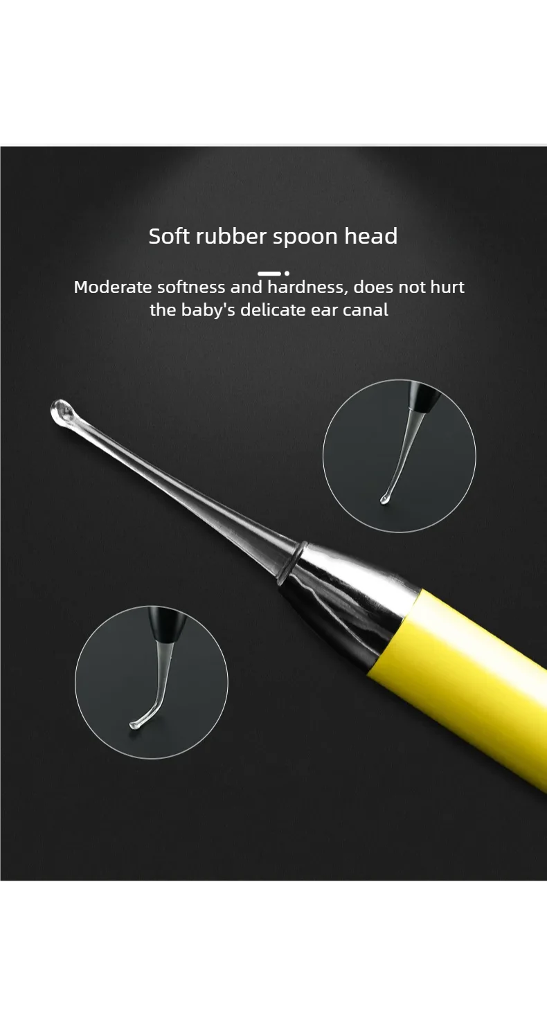 Ear Cleaning Kit with LED Light Ear Wax Removal Kit for Kids and Adults Earwax S