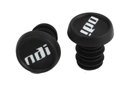 Anti-Slip Grip Handlebar Caps with Firm Bar Ends - Set of 2 (Black one pair)