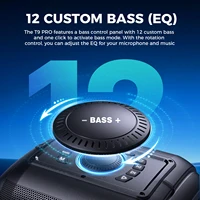 W-KING 250W PEAK Large Bluetooth Speaker Loudest/Massive 120dB/12 Custom Bass, V5.3 Big Party Boombox Portable Speaker Wireless - Image 3
