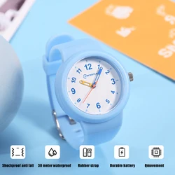 Children's Fashionable Waterproof Sports Watch - Comfortable & Stylish Quartz Design for Ages 3 - 12 (Light blue)