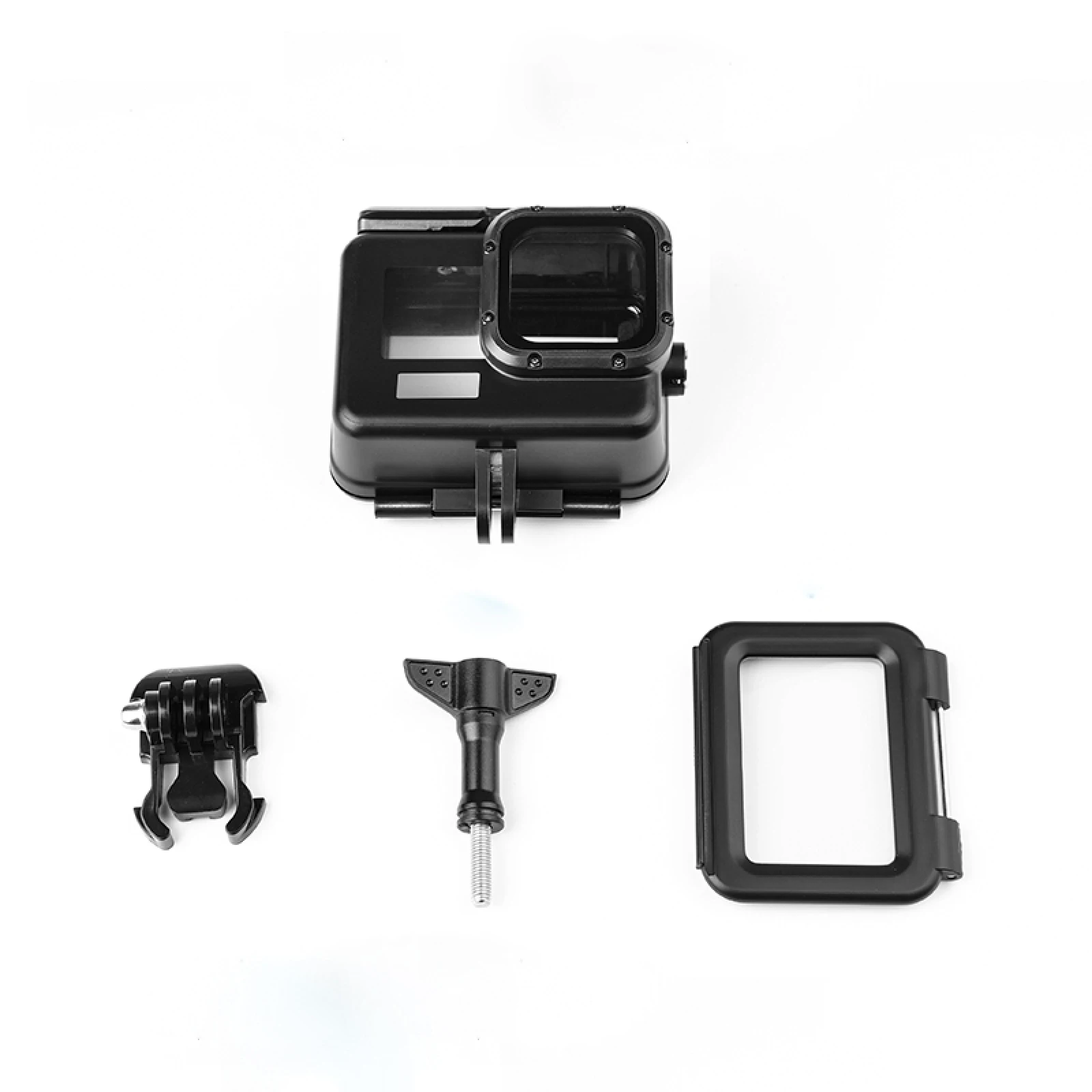 PULUZ 50m Waterproof Housing Protective Case with Buckle Basic Mount & Screw For GoPro HERO10 Black / HERO9 Black