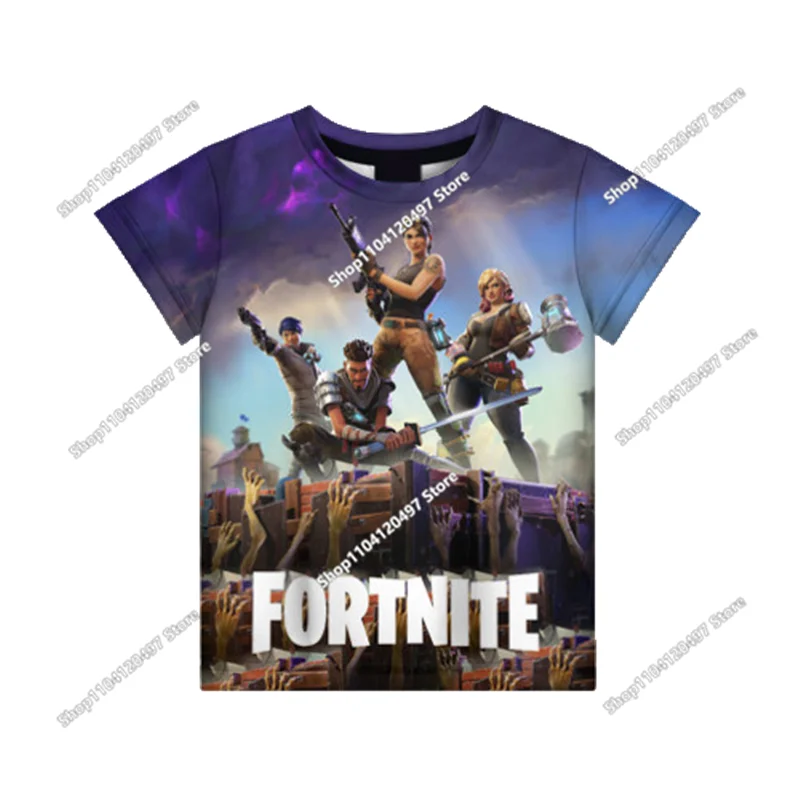 FORTNITE Jongens T-shirt, zachte ademende kinderkleding, verpakking van 3 - Gamergeschenken, Multi Fortnite 3 Pck, 16 Years