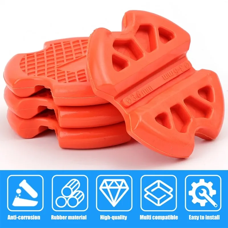 1/3pcs Effortless Auxiliary Wire Gripper Anti Slip Power Assisted Electrical Tools Rubber Wear Resistant Wire Puller Handguard