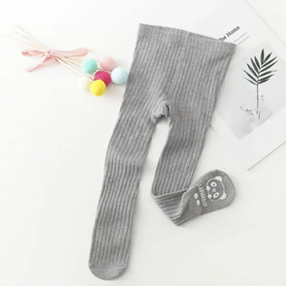Baby Girls Tights Kid Anti-slip Cotton Pantyhose Toddler Infant Cartoon Legging Spring Fall Children's Korean Style Clothes