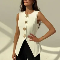 ג'קט נשים אמנותי רחב 2025 סגנון בריטי חדש V-Neck מגוון חגורת מותאמת למותן פוליאסטר חיצוני 2