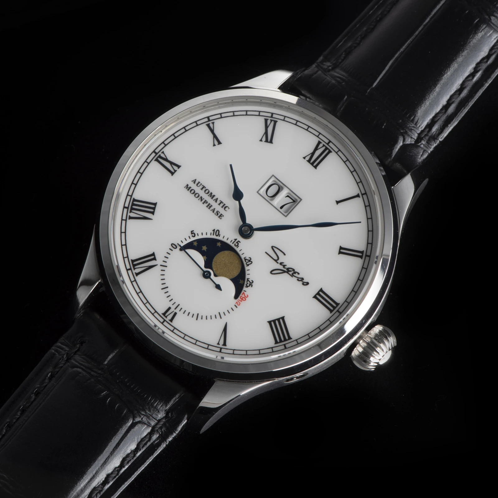 Seagull St25 Automatic Mechanical Watch Movement Real Moonphase Men