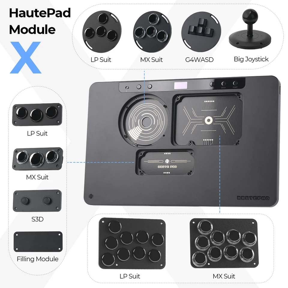 Haute42 HautePad X LP Suit MX Suit S3D G4WASD Module Replaceable