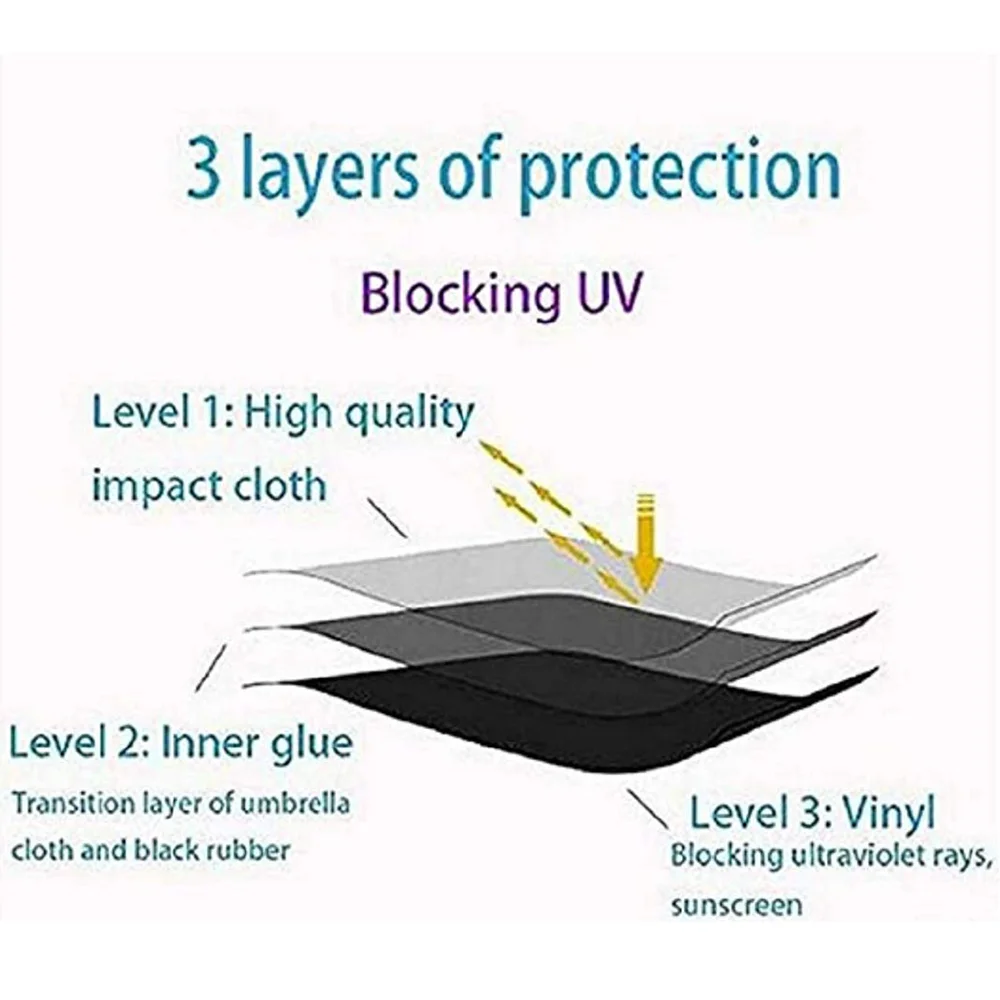 Folding umbrella Magic Folding Umbrella Rainwater Pattern Windproof Sunshade Outdoor Sports UV Protection
