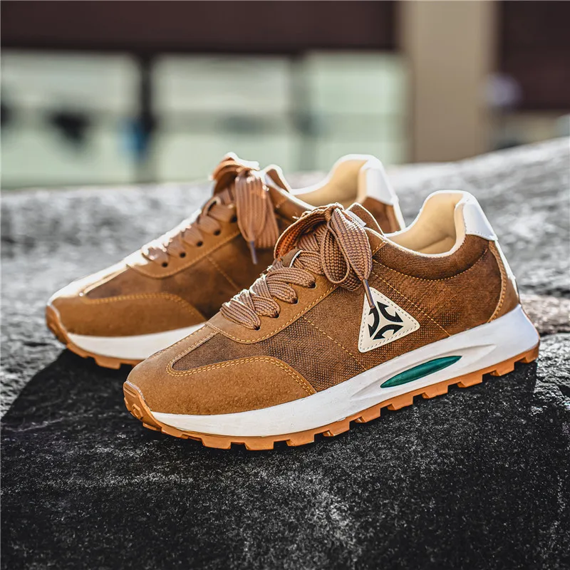 حذاء رياضي جلد طبيعي رجالي