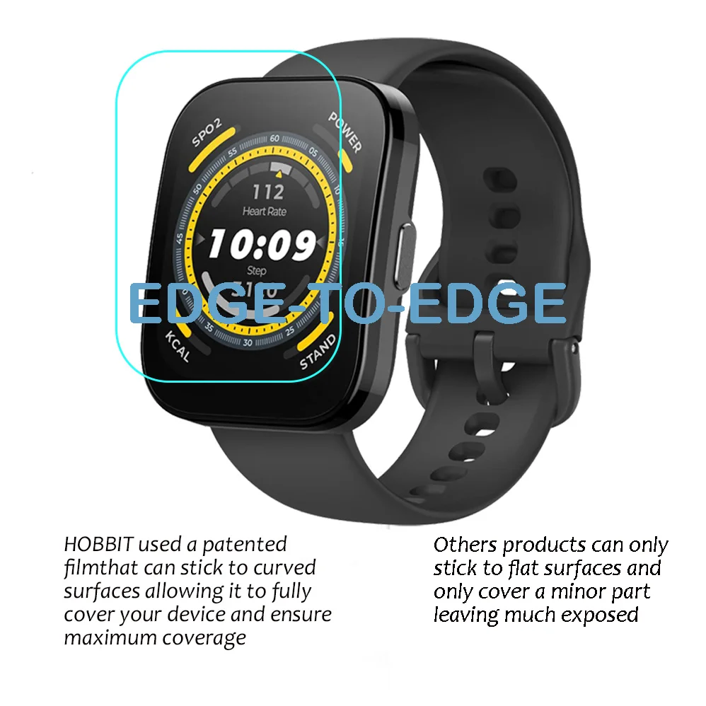 3 stücke ultra weiche klare tpu hydro gel film für amazfit bip 5 bip5 pop 2 3s smartwatch screen protector film für amazfit pop2