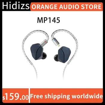 Hidizs 초대형 평면 마그네틱 드라이버 하이파이 이어폰, 음악가용 분리형 IEM 케이블이 있는 IEMS 유선 이어버드, MP145, 14.5mm