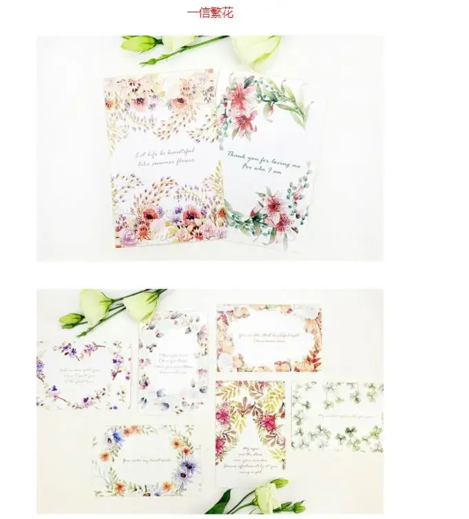 Boxed Set of Artistic Blessing Greeting Cards - 30 Creative and Fresh Designs