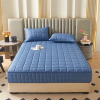 WOSTAR Mattress protector cover with zipper quilted thicken 360° fully enclosed luxury double bed couple sheet protection pad 6
