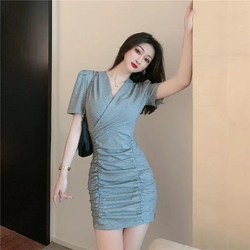 

Clothes Bodycon Dresses for Women 2023 Prom Woman Dress Evening Sensual Sexy Tight Short Mini Party Harajuku One-piece Promotion