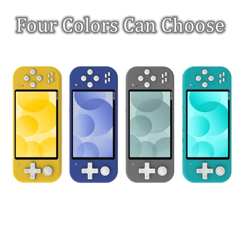 2022New 4.3 inch Handheld Portable Game Console with IPS screen32GB 2500 free games for super nintendo dendy nes games child