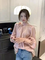 Elegant Women's summer shirts & blouses casual woman 2023 tops top women White shirt blouse blusas long sleeve shirt & blouse - Image 6