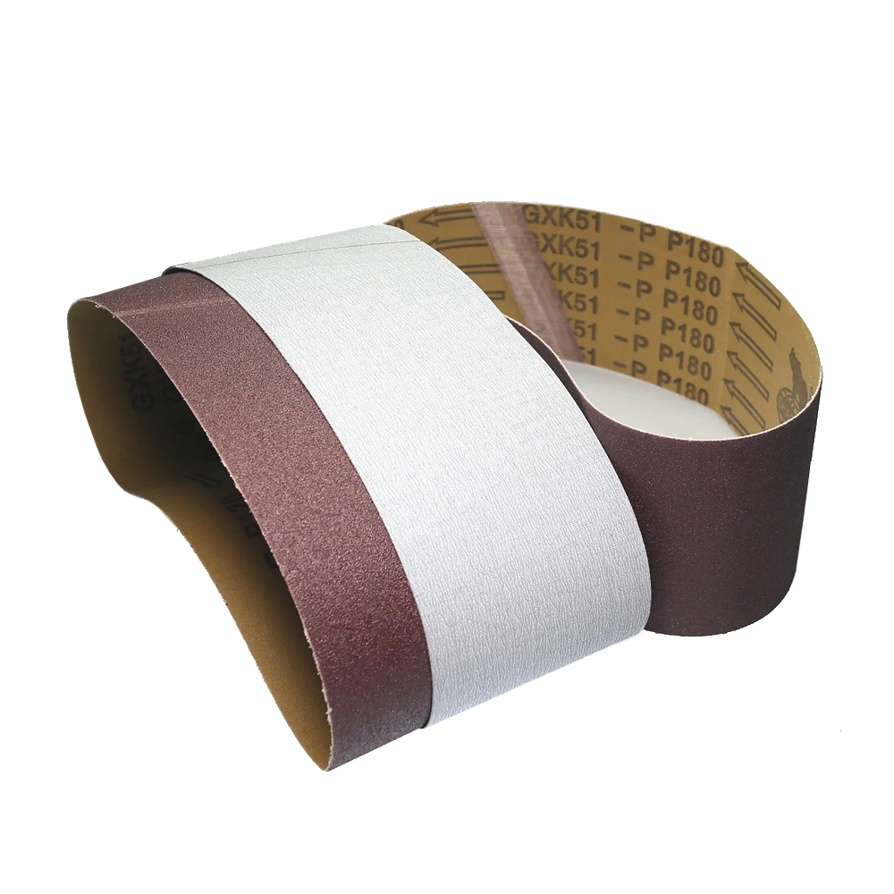 5 Stück 533 x 75 mm Schleifband, 21 x 3 Zoll, P40-P1500, zum Schleifen und Polieren von Holz, weichem Metall