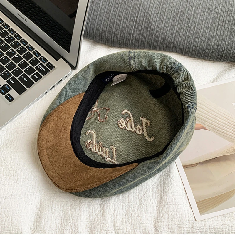 帽子 00s 14th addiction coated newsboy cap 61+V249JaQL._AC_SX425_.jpg