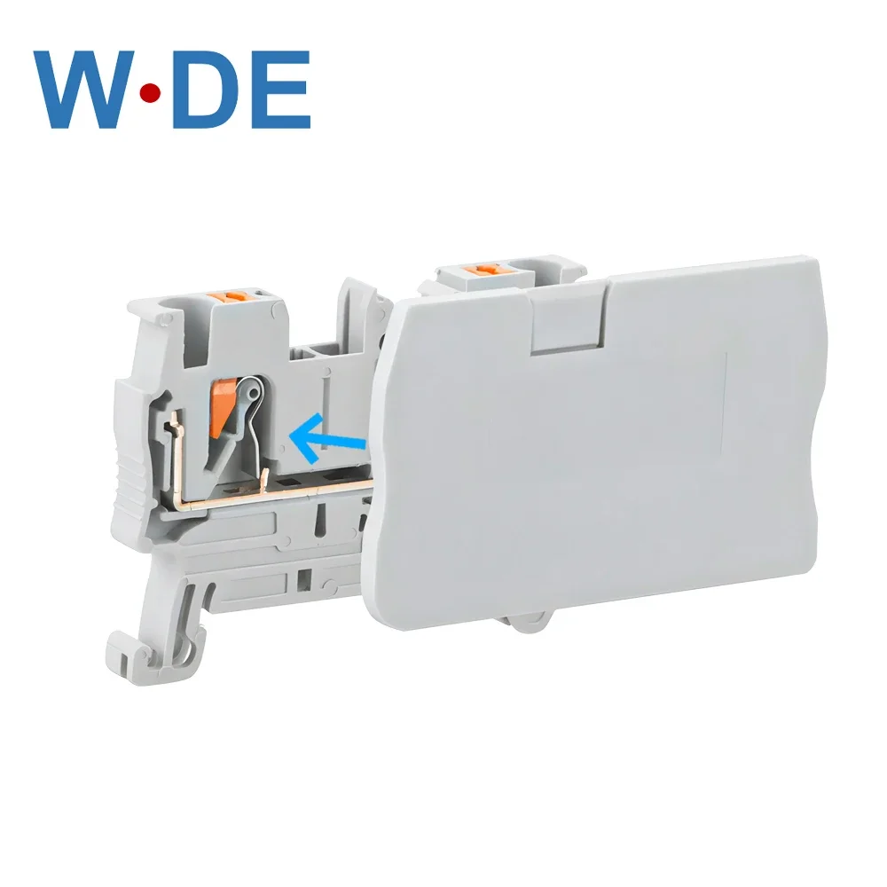 D-PT2.5 End Cover For PT2.5 Din Rail Terminal Blocks 1 Piece din rail terminal block