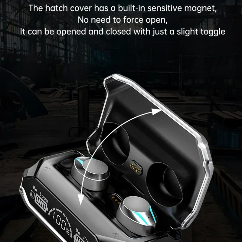TWS M41 Bluetooth Earphones Wireless Headphones Smart Touch Wireless Headset LED Display Stereo Sound Earbuds for Smartphones 5