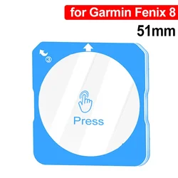 Solar AMOLED HD Tempered Glass Screen Protector - Easy Installation & Anti - Scratch Film - 5Pack (Fenix 8 51mm)