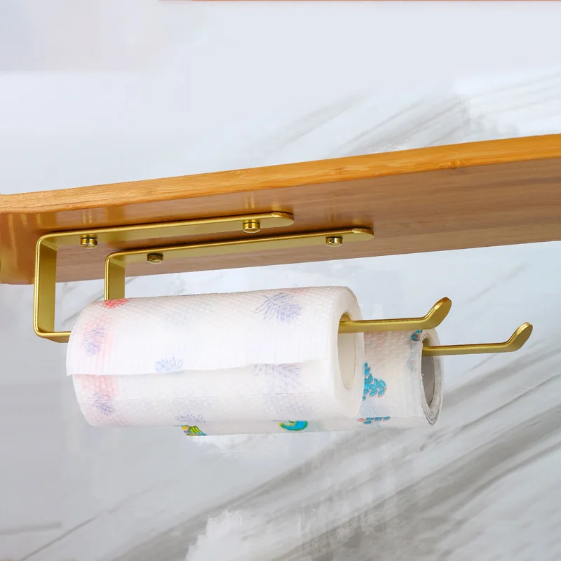 Description Picture 5 of itemAluminum Towel Rack Wall Mounted Robe Hook Towel Rail Bar Rack Bar Shelf Tissue Paper Holder Home Organizer Bathroom Hardware